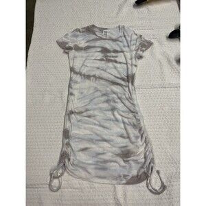 PINK by Victoria's Secret Terry Ruched Side Dress Tunic Tie Dye Sz Small